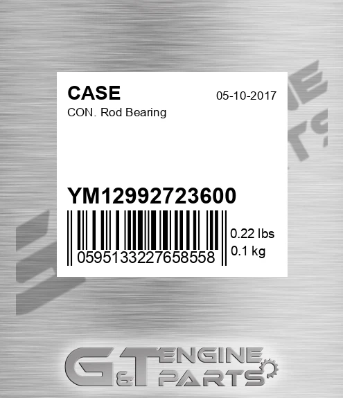 YM12992723600 Con. Rod Bearing