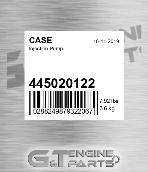 445020122 CASE Injection Pump