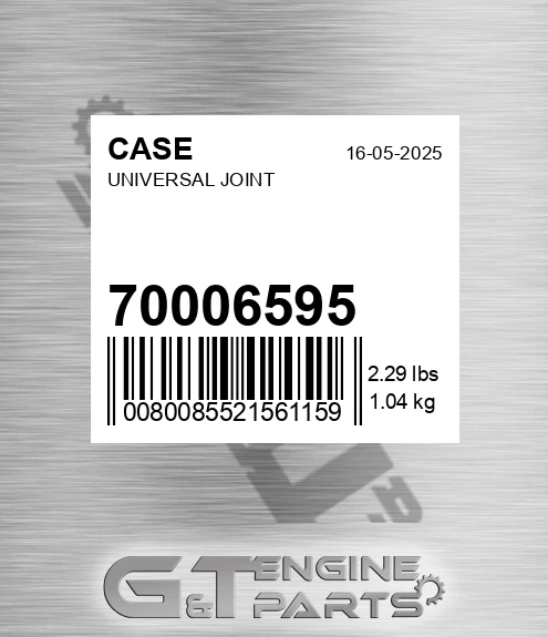 70006595 CASE Universal Joint