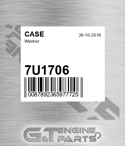 7U1706 Washer