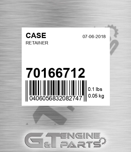 70166712 Retainer