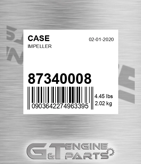 87340008 Impeller