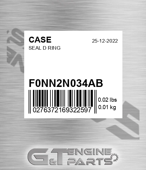 F0NN2N034AB Seal D Ring