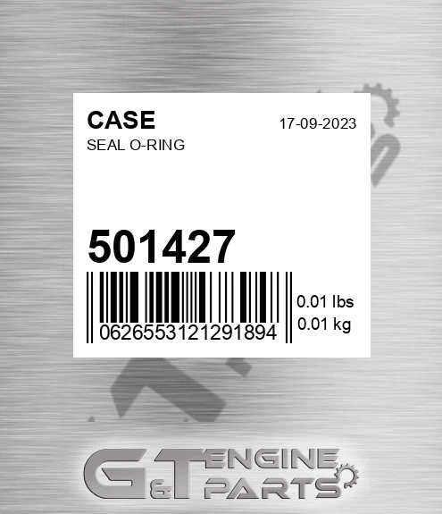501427 Seal O-ring