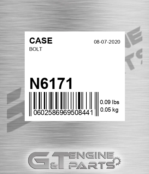 N6171 CASE Bolt