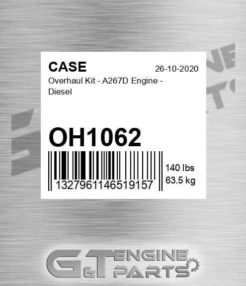 OH1062 Overhaul Kit - A267d Engine - Diesel
