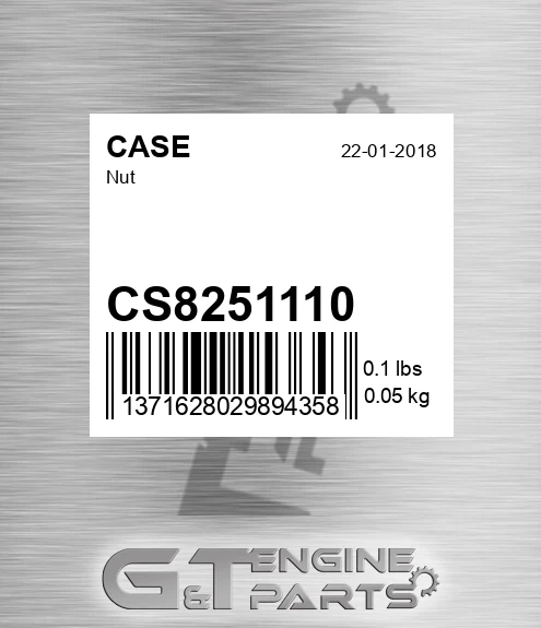 CS8251110 Nut