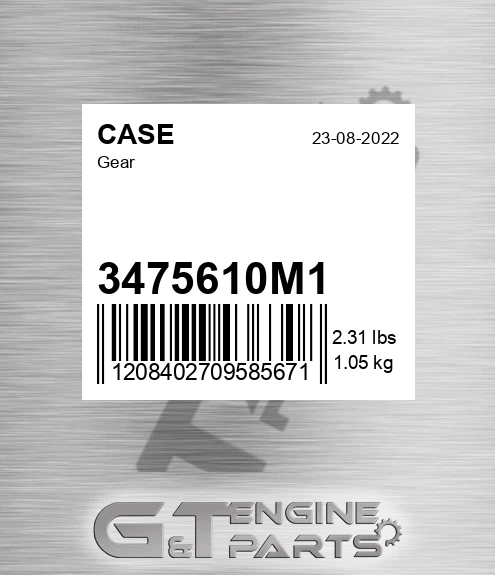 3475610M1 Gear
