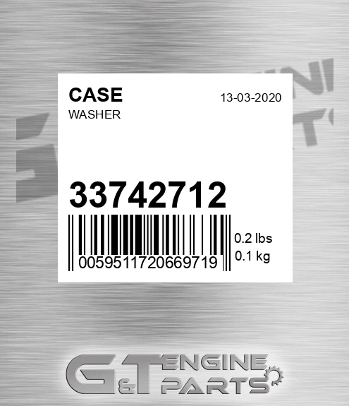 33742712 Washer
