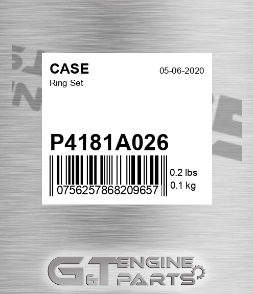 P4181A026 Ring Set