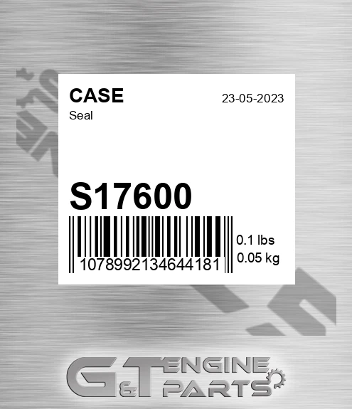 S17600 Seal