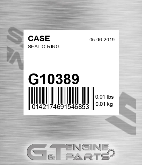 G10389 Seal O-ring