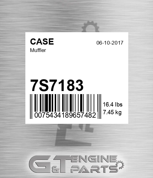 7S7183 Muffler