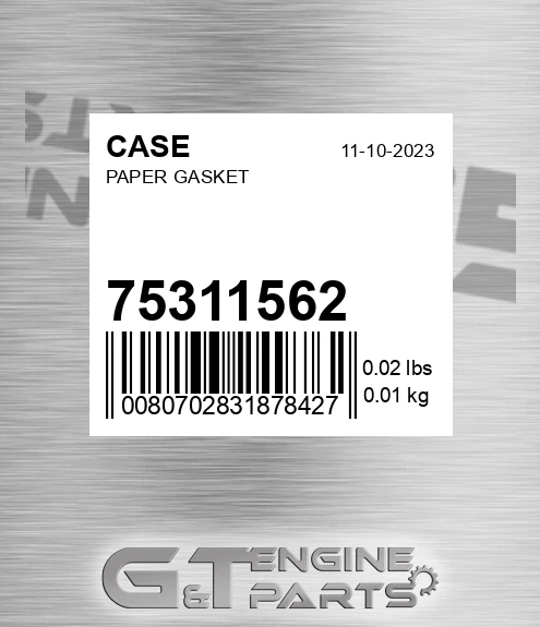 75311562 Paper Gasket