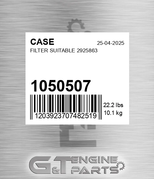 1050507 Filter Suitable 2925863