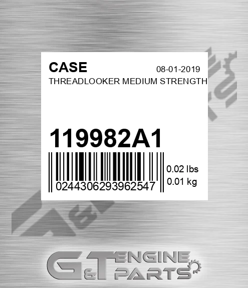 119982A1 Threadlooker Medium Strength