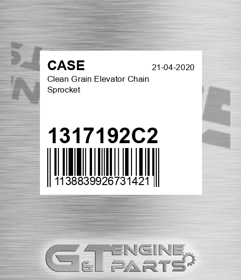 1317192C2 CASE Clean Grain Elevator Chain Sprocket