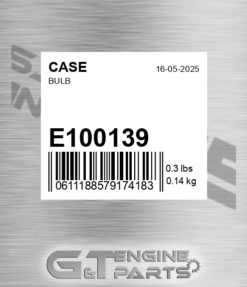 E100139 Bulb