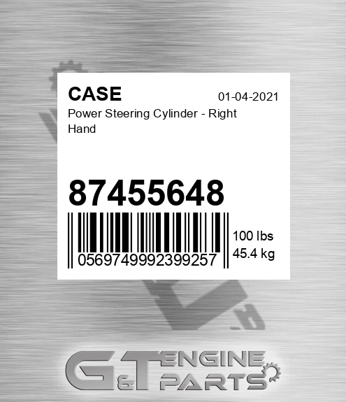 87455648 Power Steering Cylinder - Right Hand