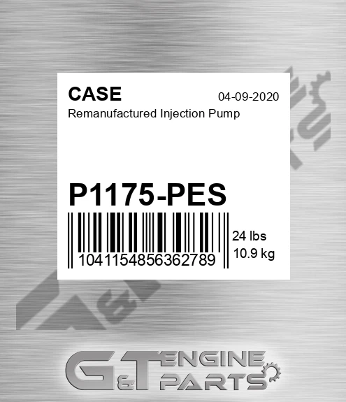 P1175-PES Remanufactured Injection Pump