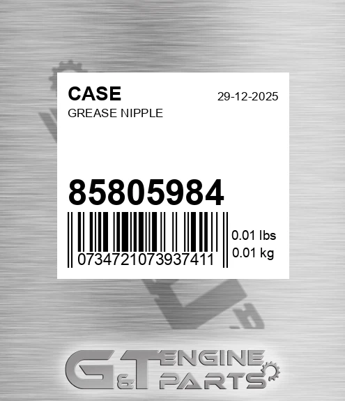 85805984 CASE Grease Nipple