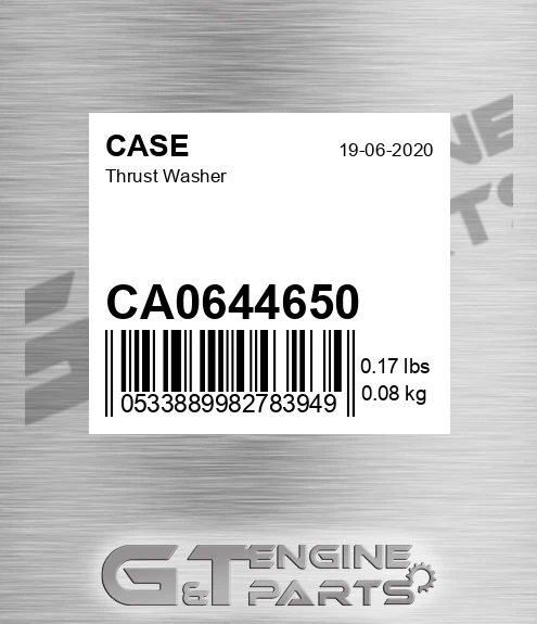 CA0644650 Thrust Washer
