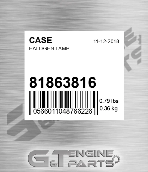 81863816 Halogen Lamp