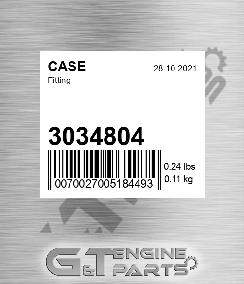 3034804 CASE Fitting