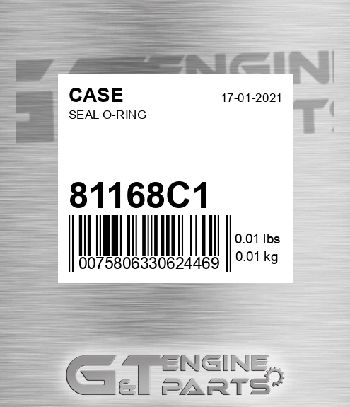 81168C1 Seal O-ring