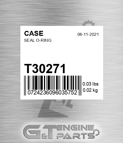 T30271 Seal O-ring