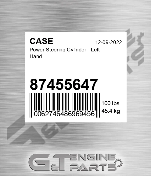 87455647 Power Steering Cylinder - Left Hand