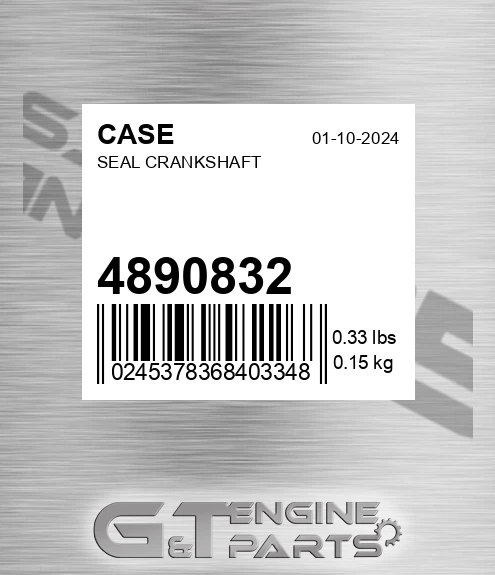 4890832 CASE Seal Crankshaft