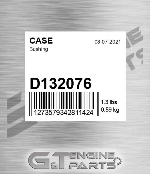 D132076 CASE Bushing
