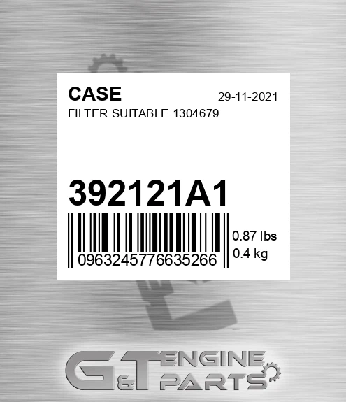 392121A1 Filter Suitable 1304679
