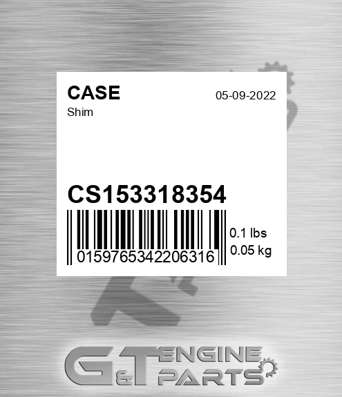 CS153318354 Shim
