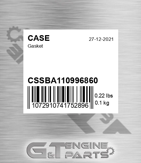 CSSBA110996860 Gasket