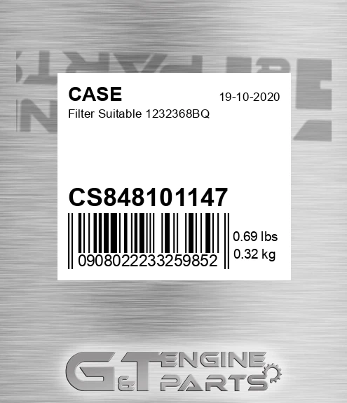 CS848101147 Filter Suitable 1232368bq