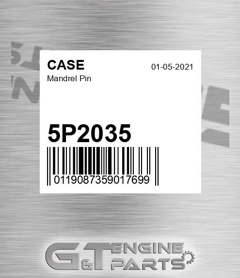 5P2035 CASE Mandrel Pin