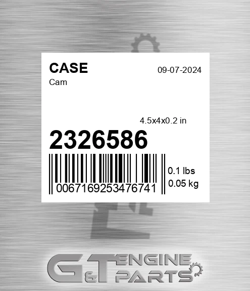 2326586 CASE Cam