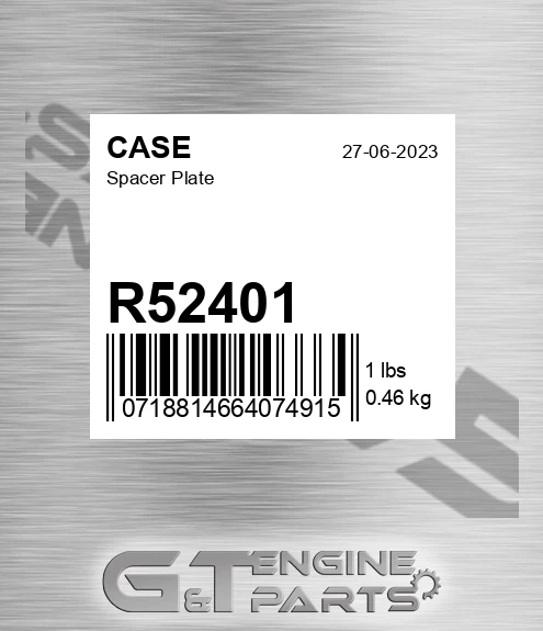 R52401 CASE Spacer Plate