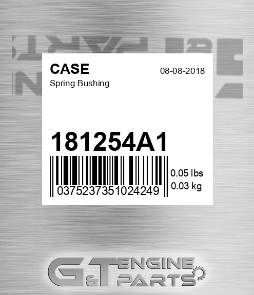 181254A1 CASE Spring Bushing