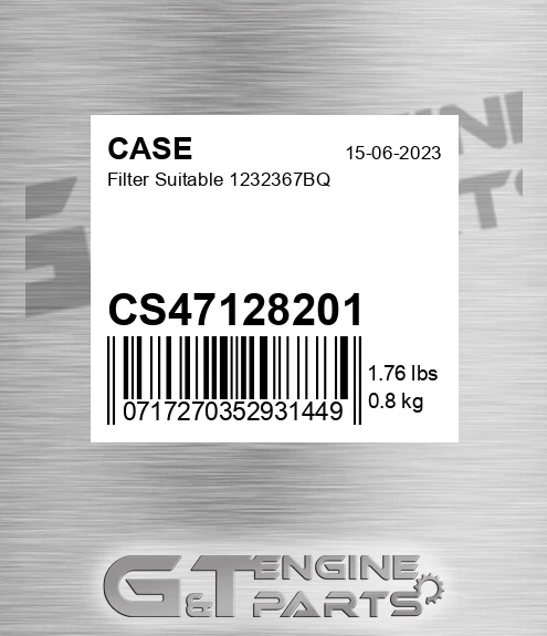 CS47128201 Filter Suitable 1232367bq