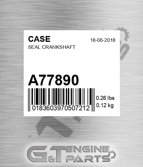 A77890 Seal Crankshaft