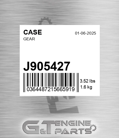 J905427 Gear