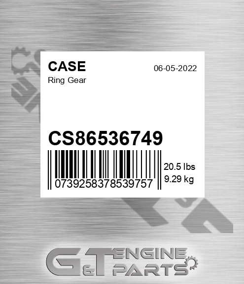 CS86536749 Ring Gear