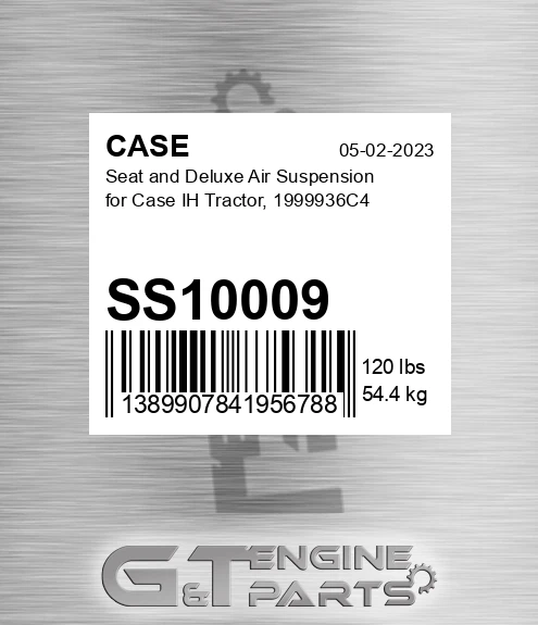 SS10009 CASE Seat And Deluxe Air Suspension For Case Ih Tractor, 1999936c4