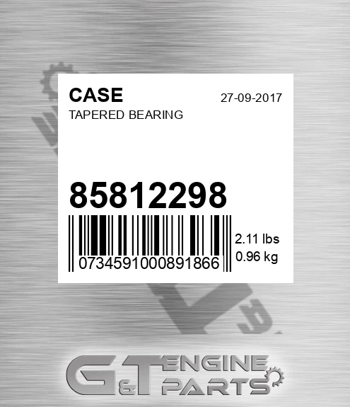 85812298 Tapered Bearing