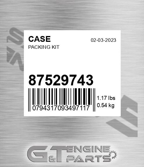 87529743 Packing Kit