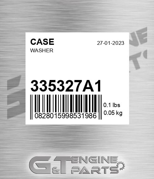 335327A1 CASE Washer