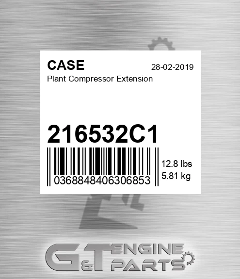 216532C1 Plant Compressor Extension